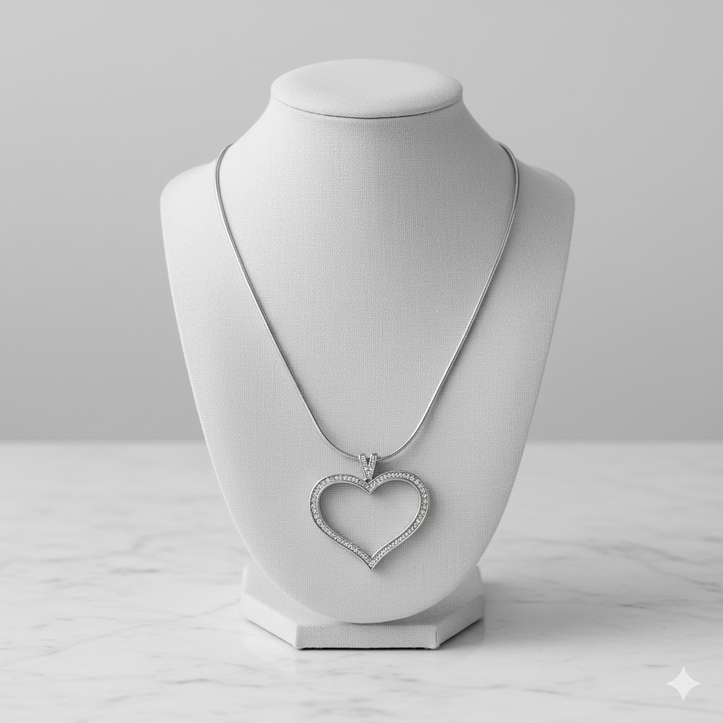 Brighton Silver Heart Pendant Necklace